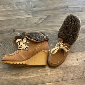 Tally Weijl fur-lined ankle boots